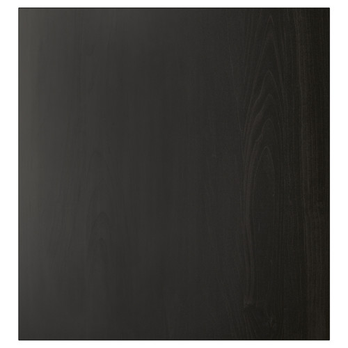 LAPPVIKEN Door, black-brown, 60x64 cm