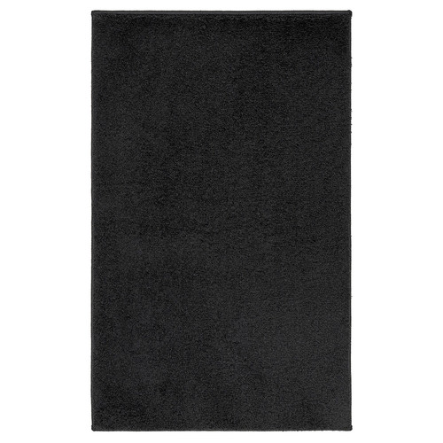 BACKMÅRA Bath mat, black, 50x80 cm