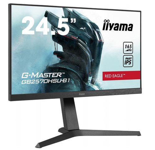 Iiyama 24.5" Monitor 0.5ms IPS DP HDMI 165Hz 400cd FreeSync GB2570HSU-B1