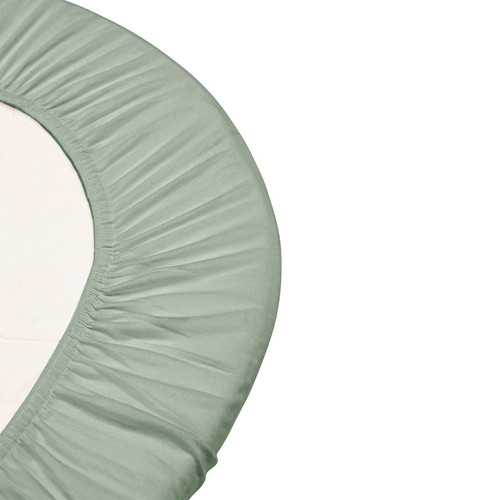 LEANDER Sheet for baby cot 2 pcs, Sage Green