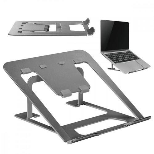 MacLean Foldable Laptop Stand ER-416, grey