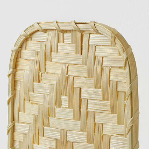 KALKKÄRR Decoration set of 3, bamboo/pine