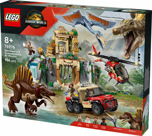 LEGO Jurassic World Spinosaurus & Quetzalcoatlus Air Mission 8+