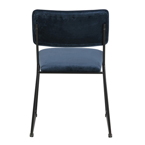 Chair Cornelia VIC, navy blue