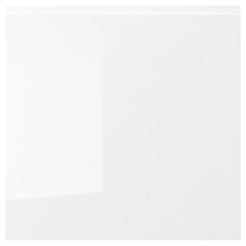 VOXTORP Door, high-gloss white, 60x60 cm