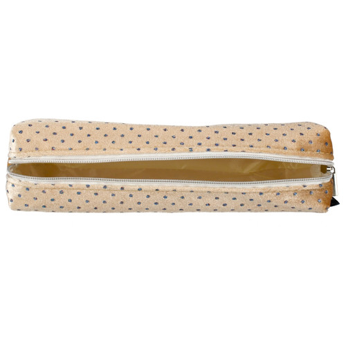 Tube Pencil Case Beige Cristal
