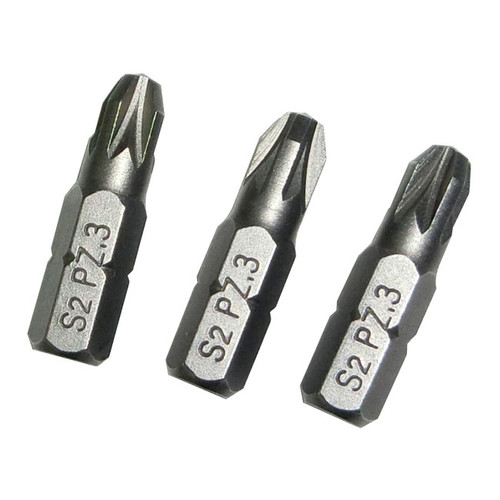 Universal Fit Bit Set 25 mm PZ3, 3 pack