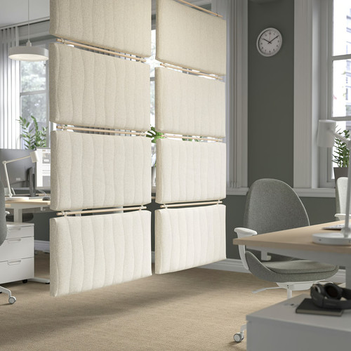 MITTZON Acoustic baffle, Gunnared beige, 95x53x8 cm