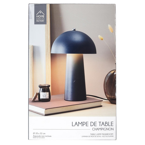 Table Lamp Mushroom, dark grey