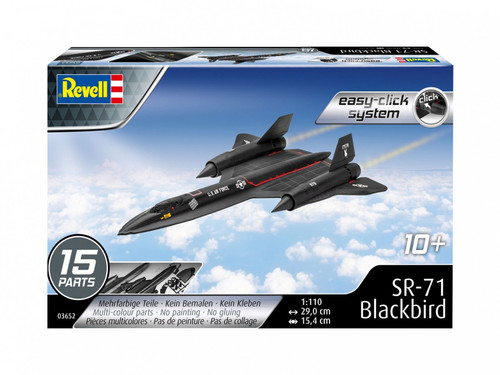 Revell Plastic Model SR-71 Blackbird Easy-Click 1:110 10+