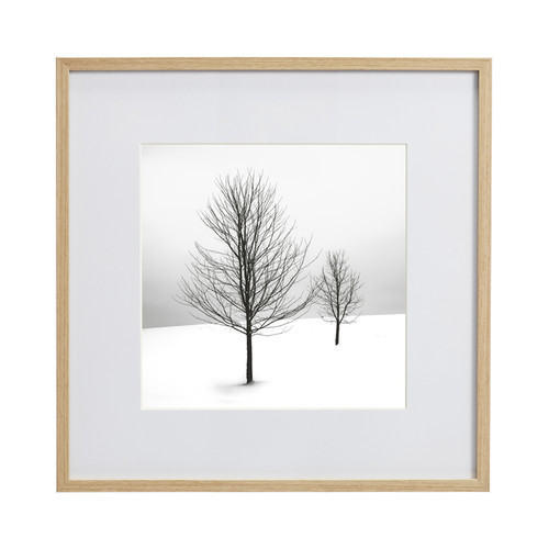 GoodHome Aluminium Picture Frame Banggi 30 x 30 cm, wood effect