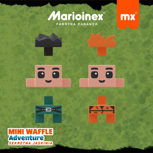 Marioinex Mini Waffle Blocks Secret Cave 5+
