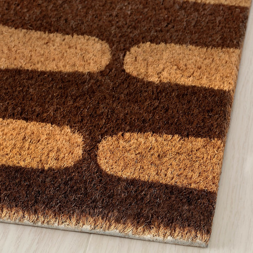 GÅNGYTA Door mat, natural colour/beige, 40x60 cm
