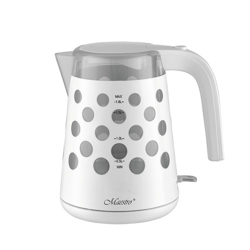 Feel Maestro 1.7L Electric Kettle "Dots" 2200W MR-045-WHITE