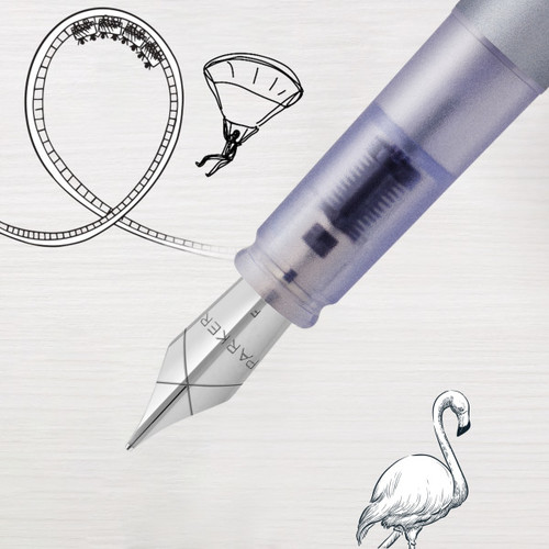 Parker Fountain Pen Vector XL, silver