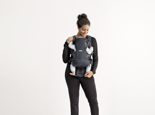 BABYBJÖRN Baby Carrier Move - Anthracite, 3D Mesh, 0-15m