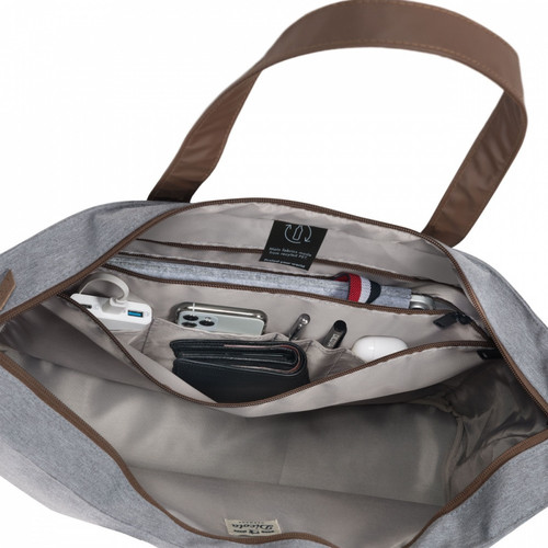 Dicota Notebook Bag 13-14.1" Shopper Eco Motion, light grey