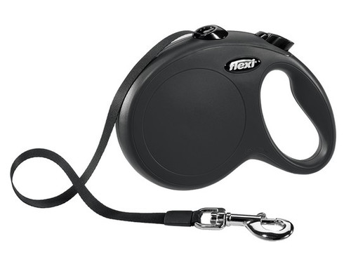 Flexi New Classic Tape Leash L 5m, black