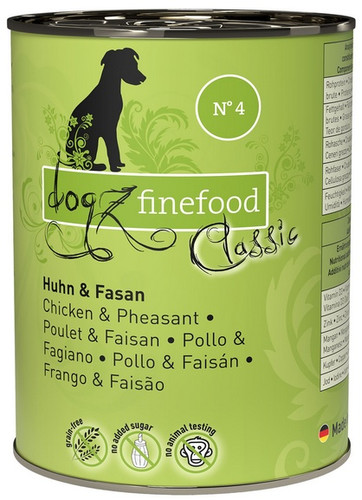 Dogz Finefood N.04 Chicken & Pheasant Wet Dog Food 400g