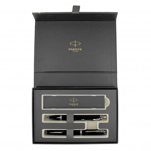 Parker Gift Set IM Matt Black CT - Fountain Pen & Ballpoint Pen