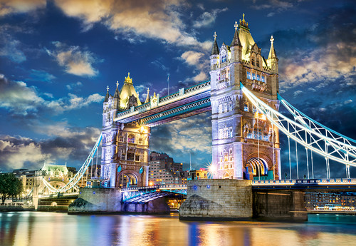 Castorland Jigsaw Puzzle Tower Bridge London England 1500pcs 9+