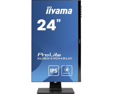 Iiyama 24" Monitor IPS FHD CAM MIC HDMI DP XUB2490HSUC