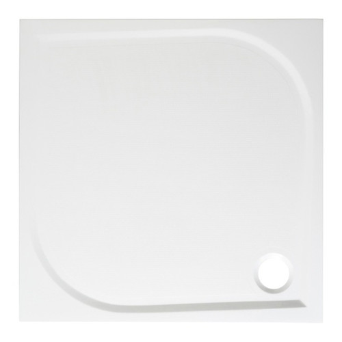 Square Composite Shower Tray GoodHome Limski 90x90cm