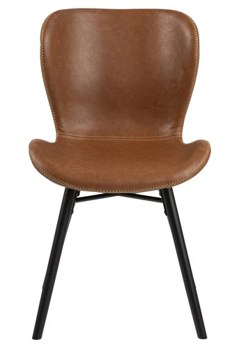 Chair Batilda Retro, brandy/black