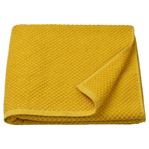 GULVIAL Bath towel, yellow, 70x140 cm