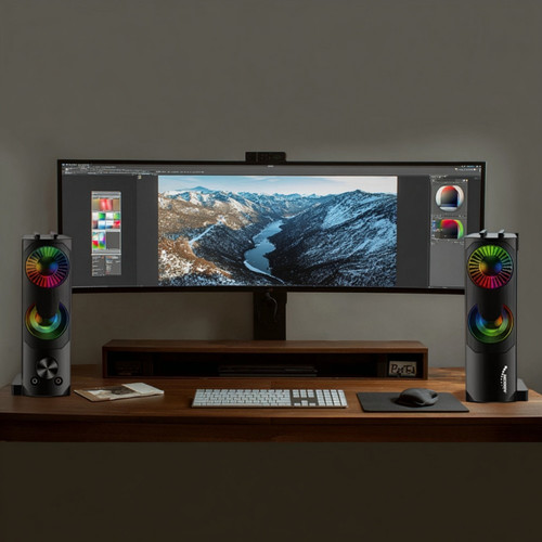 Audiocore PC Speaker and Soundbar 2in1 AC95