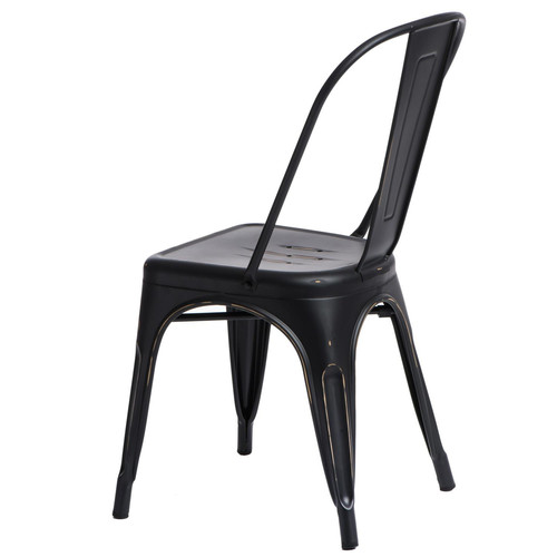 Metal Chair Paris Antique, black