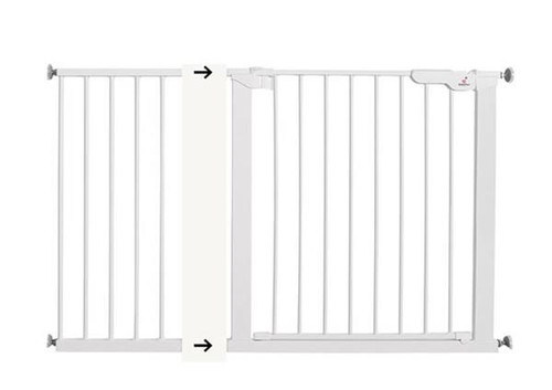 Baby Dan Safety Gate Extension Premier 32 cm, white