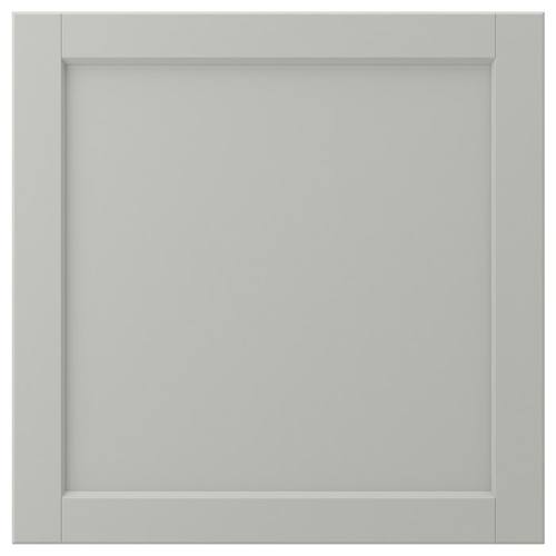 LERHYTTAN Door, light grey, 60x60 cm