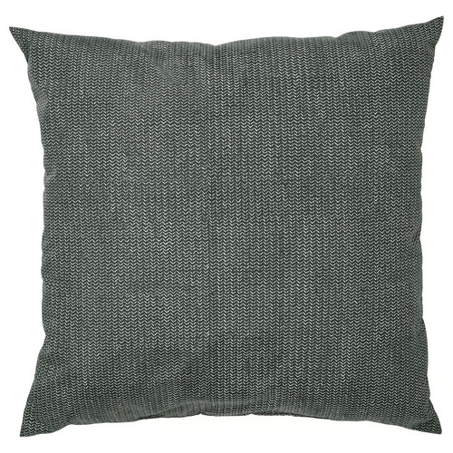 PROFETBLOMMA Cushion, anthracite, 50x50 cm