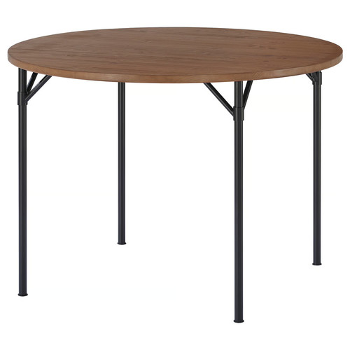 GRÖTÅN Table, pine/brown stained, 105 cm