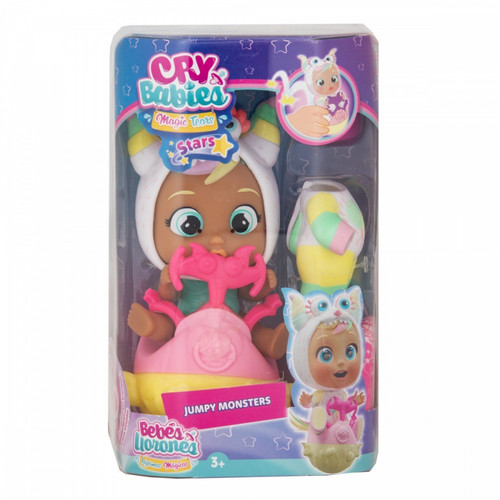 Cry Babies Doll Magic Tears Stars Jumpy Monsters, Nunu 3+