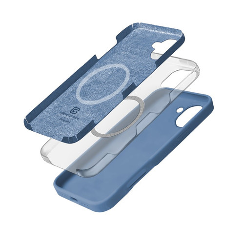 CRONG Phone Case iPhone 16 MagSafe Color Cover, blue