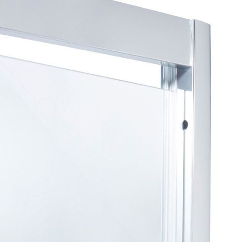 Pivot Shower Door Onega 80 cm, chrome/transparent