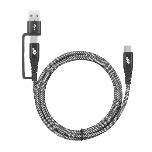 TB USB Cable USB A/C - USB C Cable 1.2 m, black