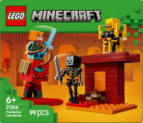 LEGO Minecraft The Nether Lava Battle 6+