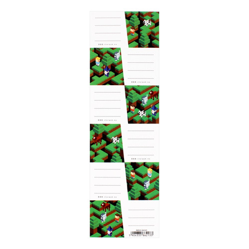Label Stickers for Notebooks Pixel 25pcs, assorted