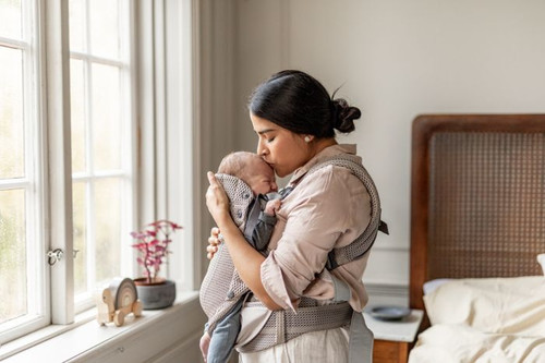 BABYBJORN Baby Carrier Harmony 3D Mesh, Grey beige, 0-3y