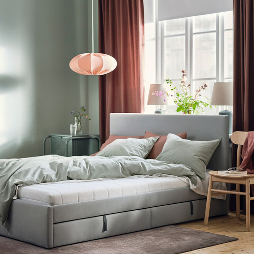 ÅFJÄLL Foam mattress, medium firm/white, 80x200 cm