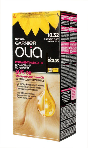 Garnier Olia Permanent Hair Color no. 10.32 Platinum Gold
