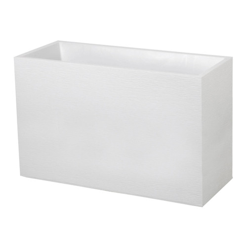 Outdoor Plant Pot Graphit 100 x 40 x 60 cm, white