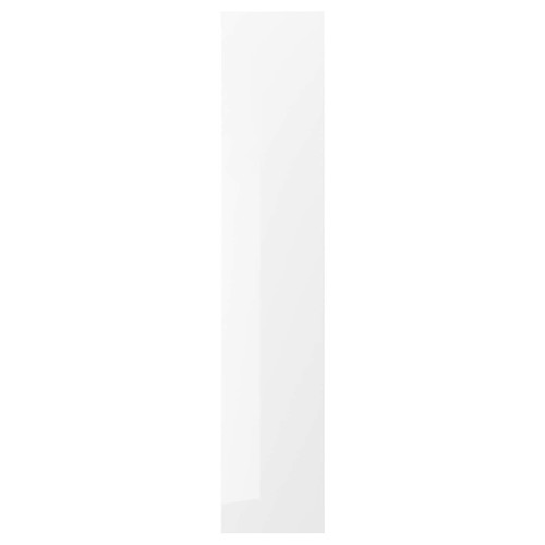 RINGHULT Door, high-gloss white, 40x200 cm