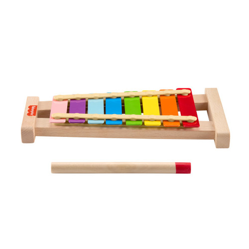 Fisher-Price Wooden Xylophone, Musical Instrument Toy HXV13 2+