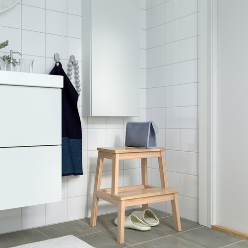 BEKVÄM Step stool, beech, 50 cm