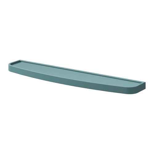 GoodHome Decorative Bathroom Shelf Himalia 70 x 15 cm, green