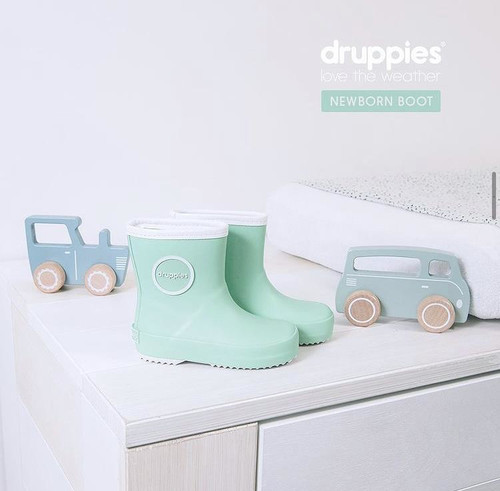 Druppies Rainboots Wellies for Kids Newborn Boot Size 25, mint